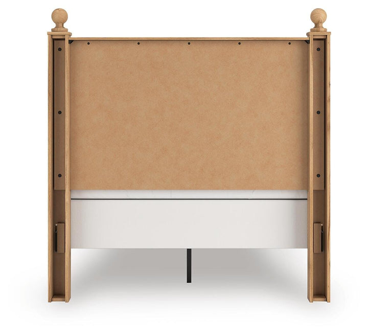 Aleaport Full Panel Bed - Light Brown (4)