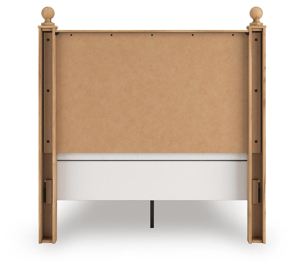 Aleaport Full Panel Bed - Light Brown (4)