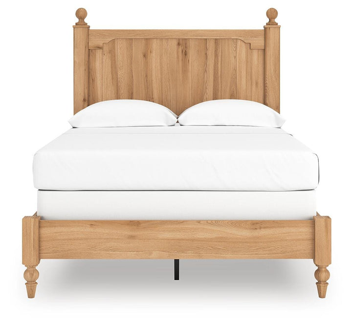 Aleaport Full Panel Bed - Light Brown (5)