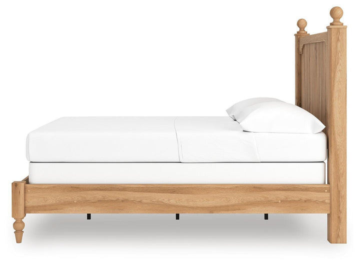 Aleaport Full Panel Bed - Light Brown (6)