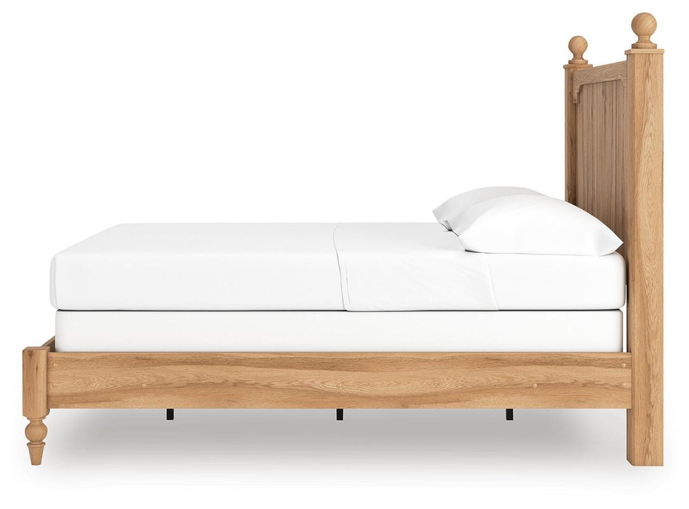 Aleaport Full Panel Bed - Light Brown (6)