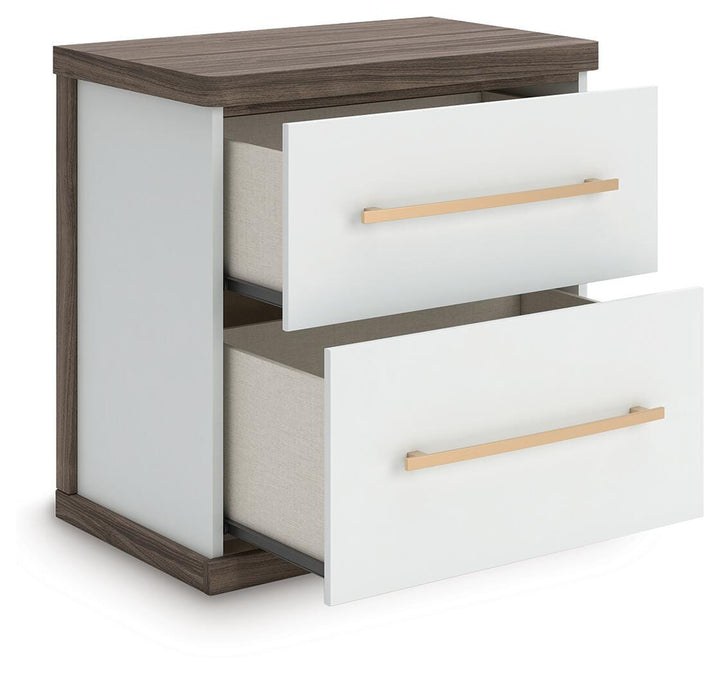 Kendanport Nightstand - White (3)