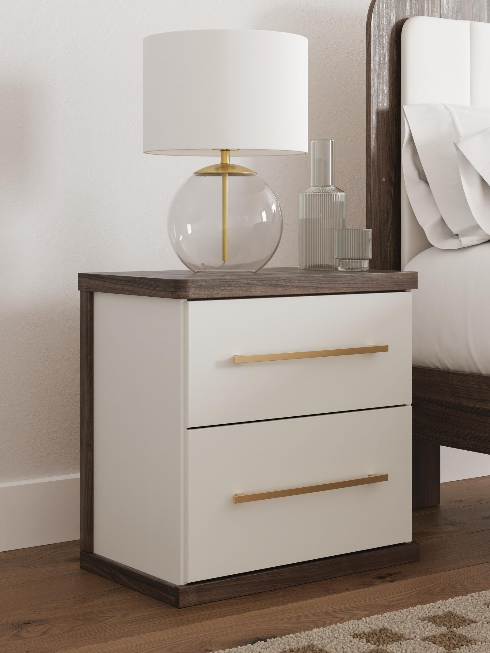 Kendanport Nightstand - White (2)