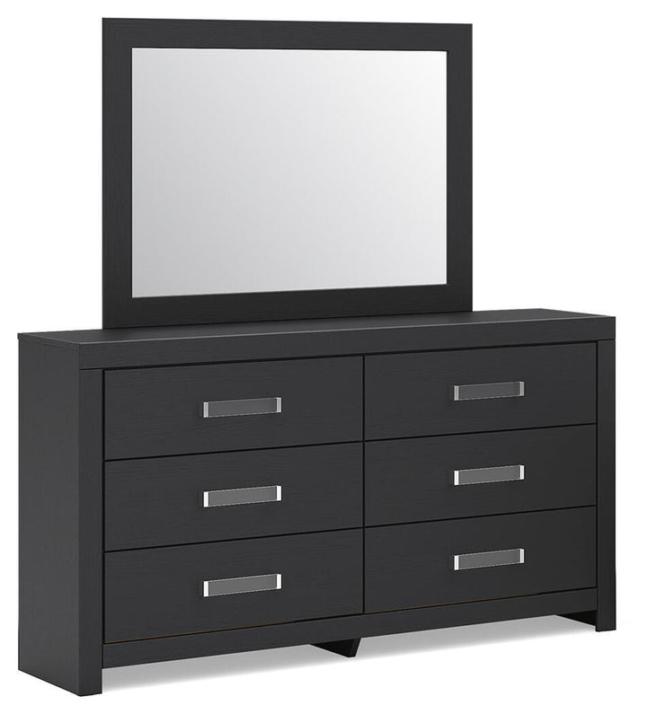 Maeling Queen Panel Bed, Dresser, Mirror and Nightstand (2)
