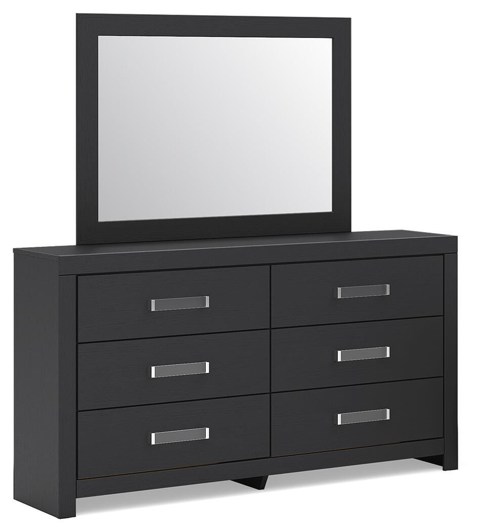Maeling Queen Panel Bed, Dresser, Mirror and Nightstand (2)