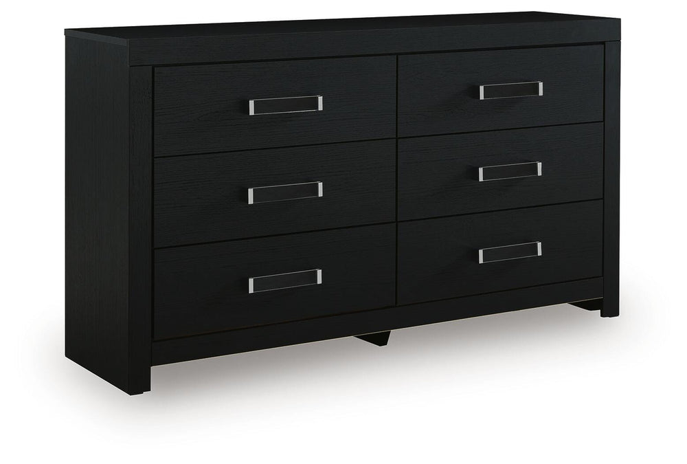 Maeling King Panel Bed, Dresser, Mirror and Nightstand