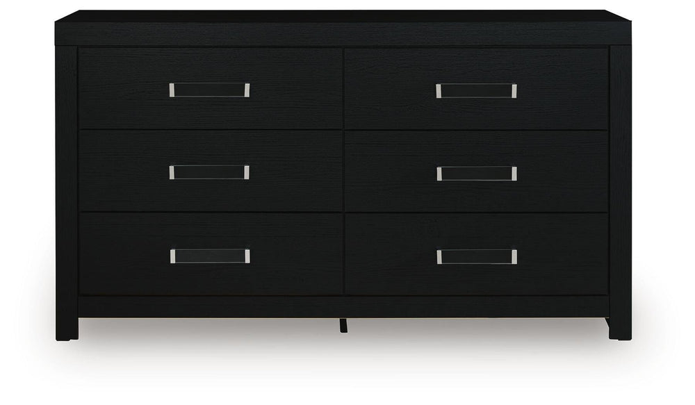 Maeling King Panel Bed, Dresser, Mirror and Nightstand