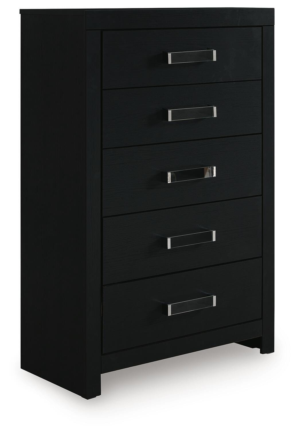Maeling Chest of Drawers - Black (1)