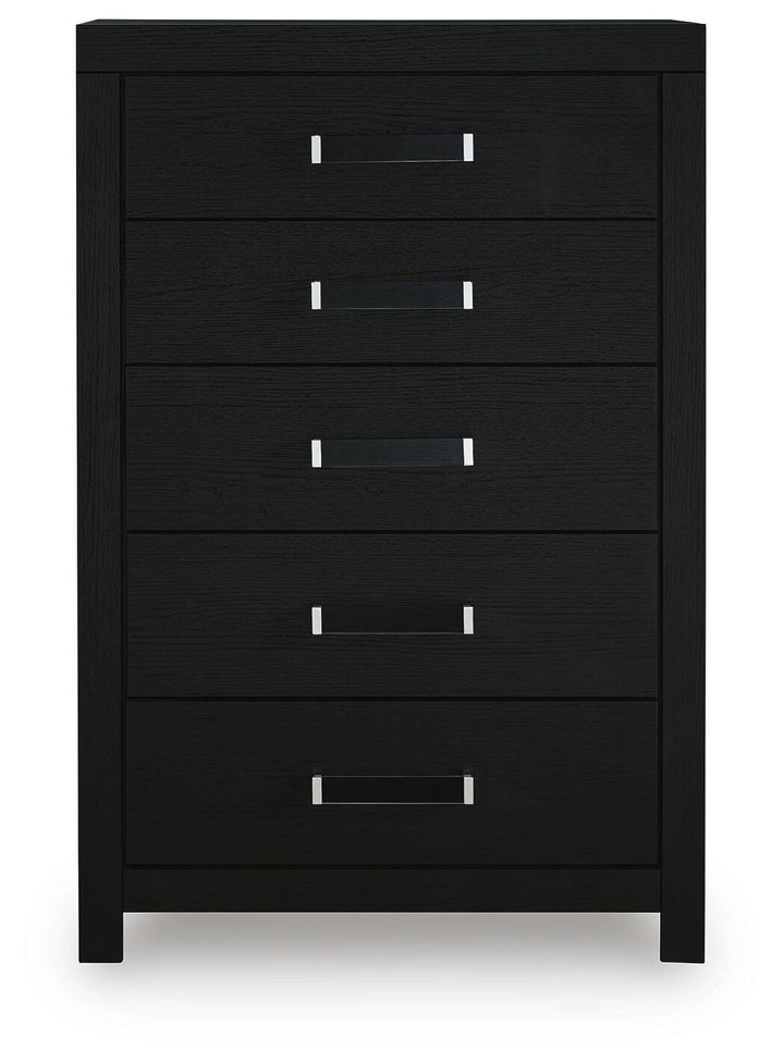 Maeling Chest of Drawers - Black (3)