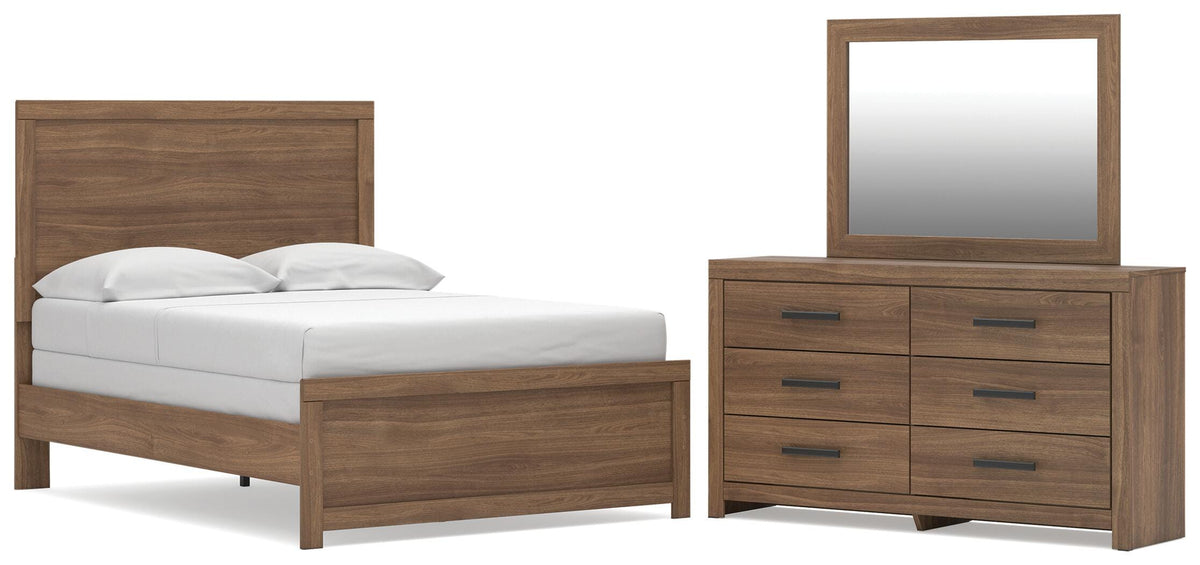 Broachmyn Full Panel Bed, Dresser and Mirror (1)