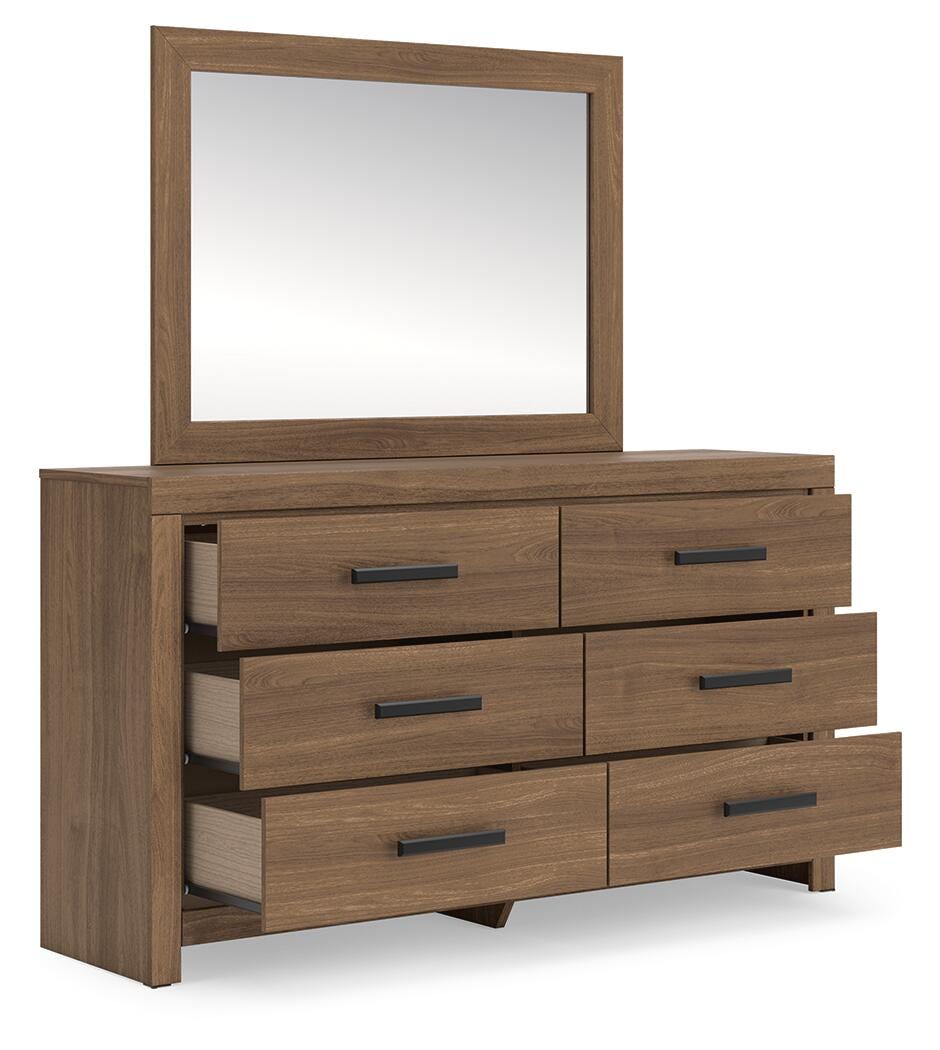 Broachmyn Twin Panel Bed, Dresser and Mirror (4)