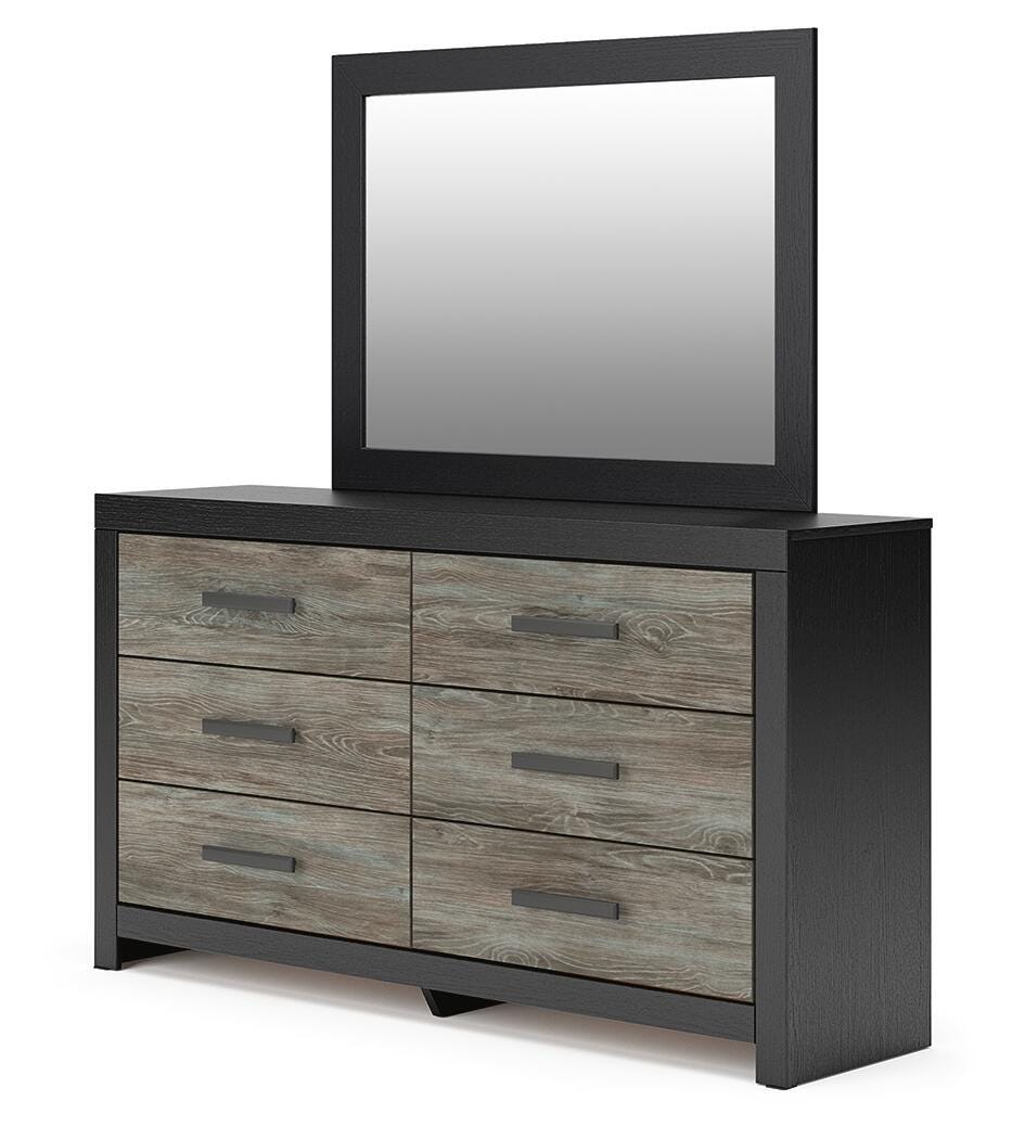 Broachmyn Queen Panel Bed, Dresser and Mirror (8)