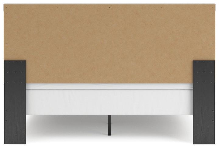 Broachmyn King Panel Bed - Black/Gray (6)
