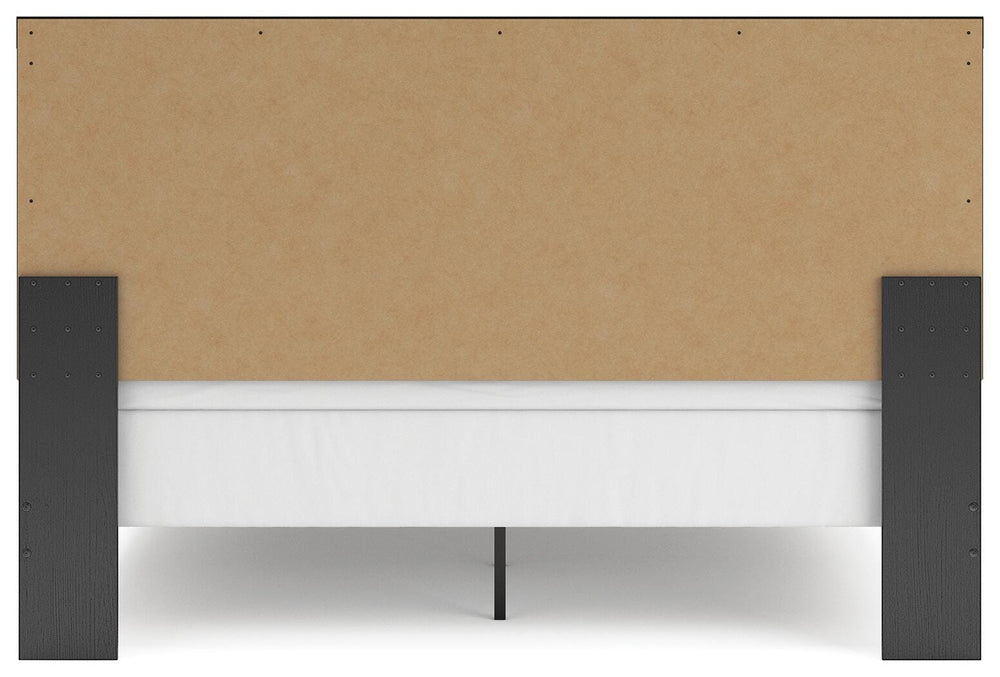 Broachmyn King Panel Bed - Black/Gray (6)