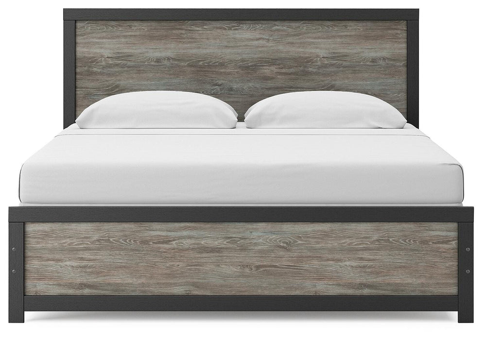 Broachmyn King Panel Bed - Black/Gray (3)