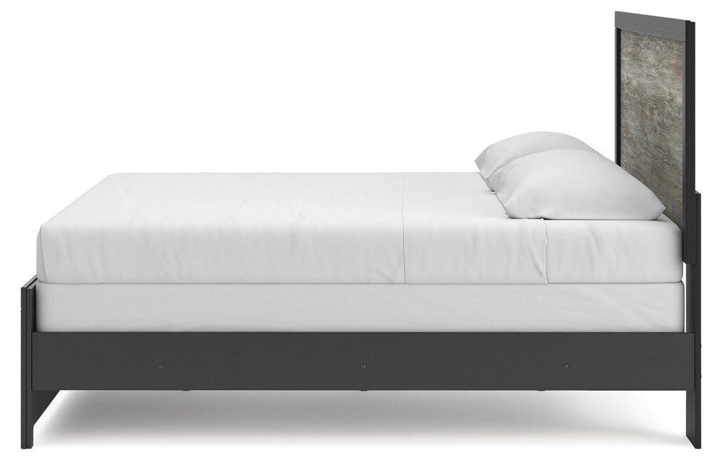 Broachmyn King Panel Bed - Black/Gray (7)