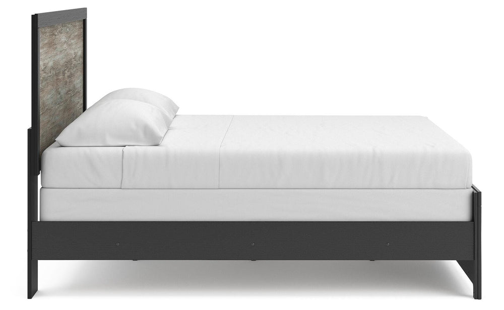 Broachmyn King Panel Bed - Black/Gray (5)