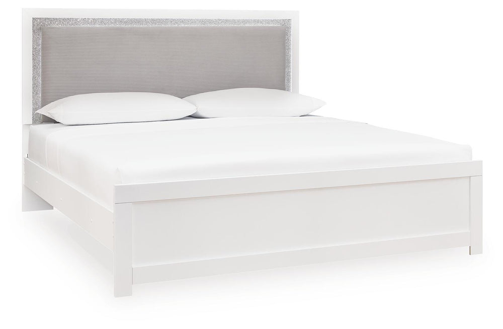 Maeling Queen Upholstered Panel Bed, Dresser, Mirror and Nightstand (5)