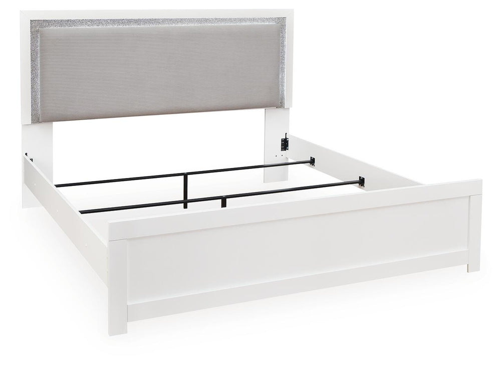 Maeling Queen Upholstered Panel Bed, Dresser, Mirror and Nightstand (7)