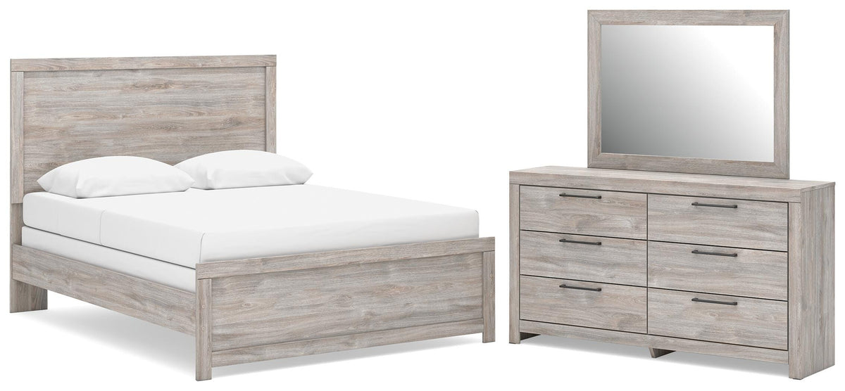 Broachmyn Queen Panel Bed, Dresser and Mirror (1)