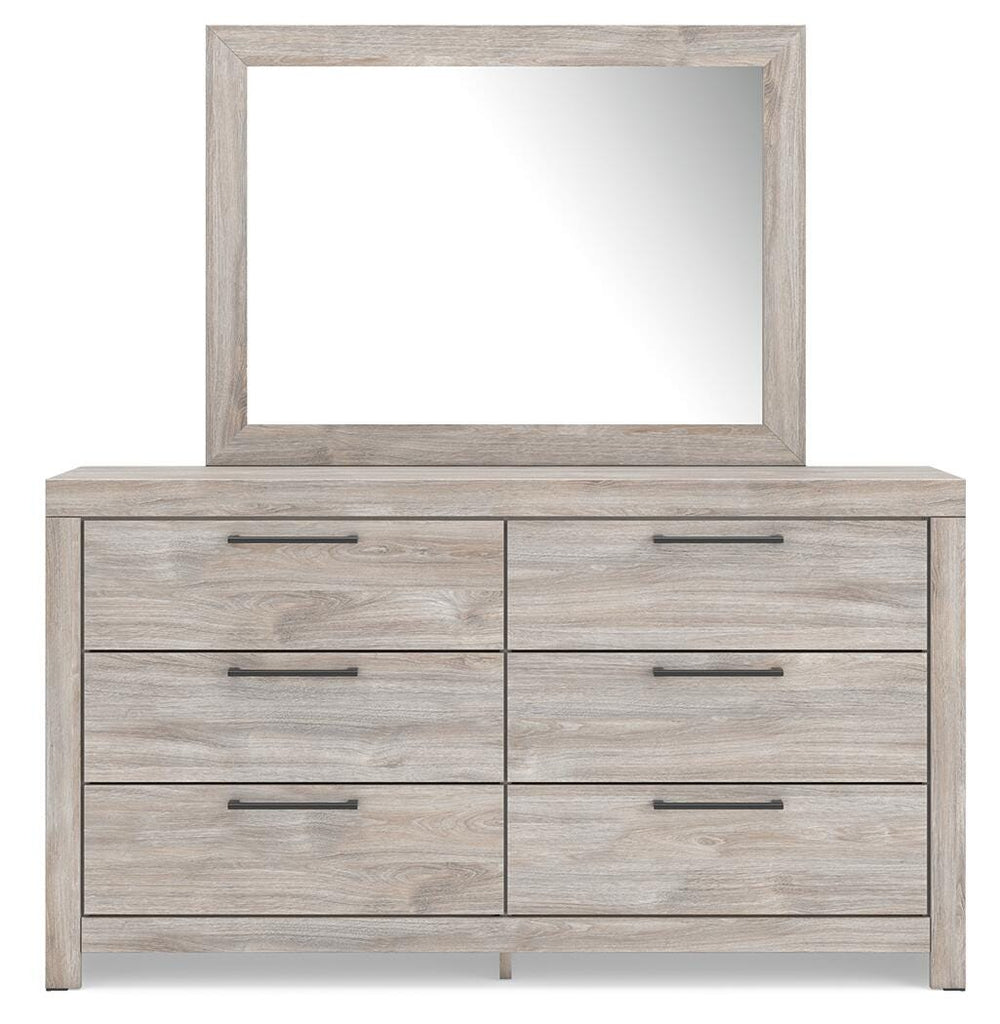 Broachmyn Queen Panel Bed, Dresser and Mirror (2)