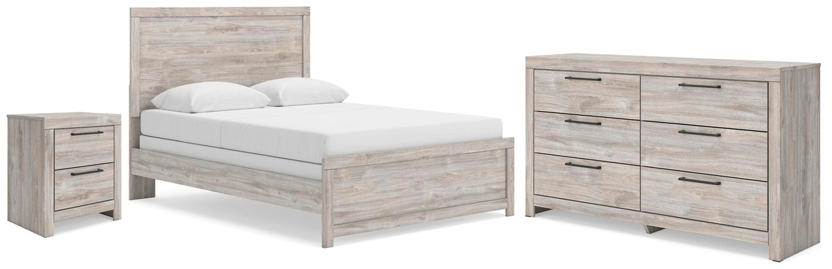 Broachmyn Queen Panel Bed, Dresser and Nightstand (1)
