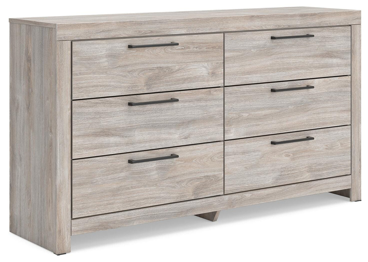 Broachmyn Queen Panel Bed, Dresser, Mirror and Nightstand