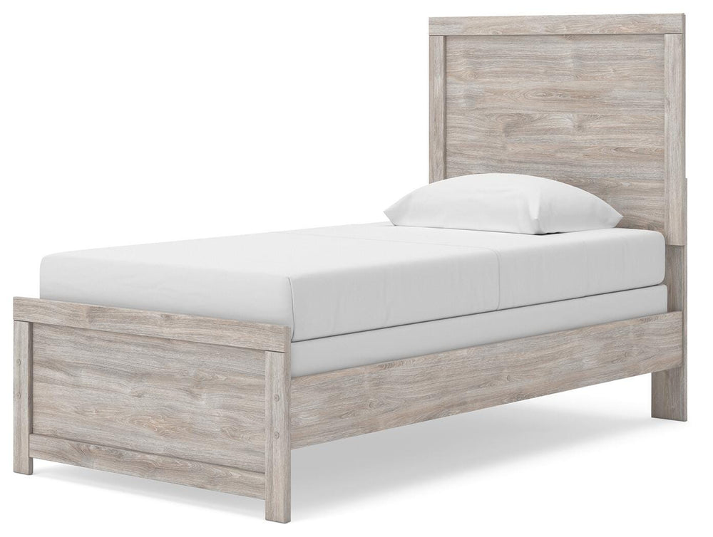 Broachmyn Twin Panel Bed - Gray (4)