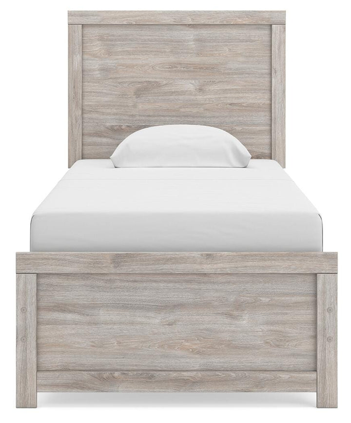 Broachmyn Twin Panel Bed - Gray (5)