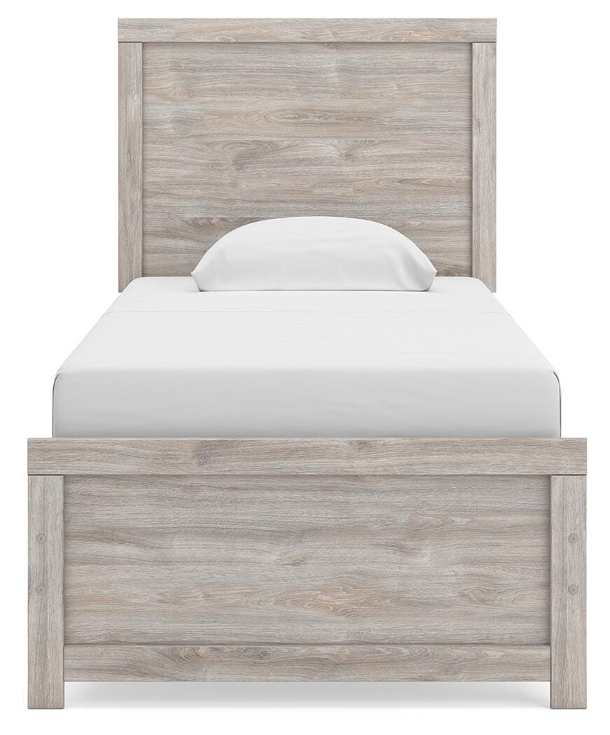 Broachmyn Twin Panel Bed - Gray (5)