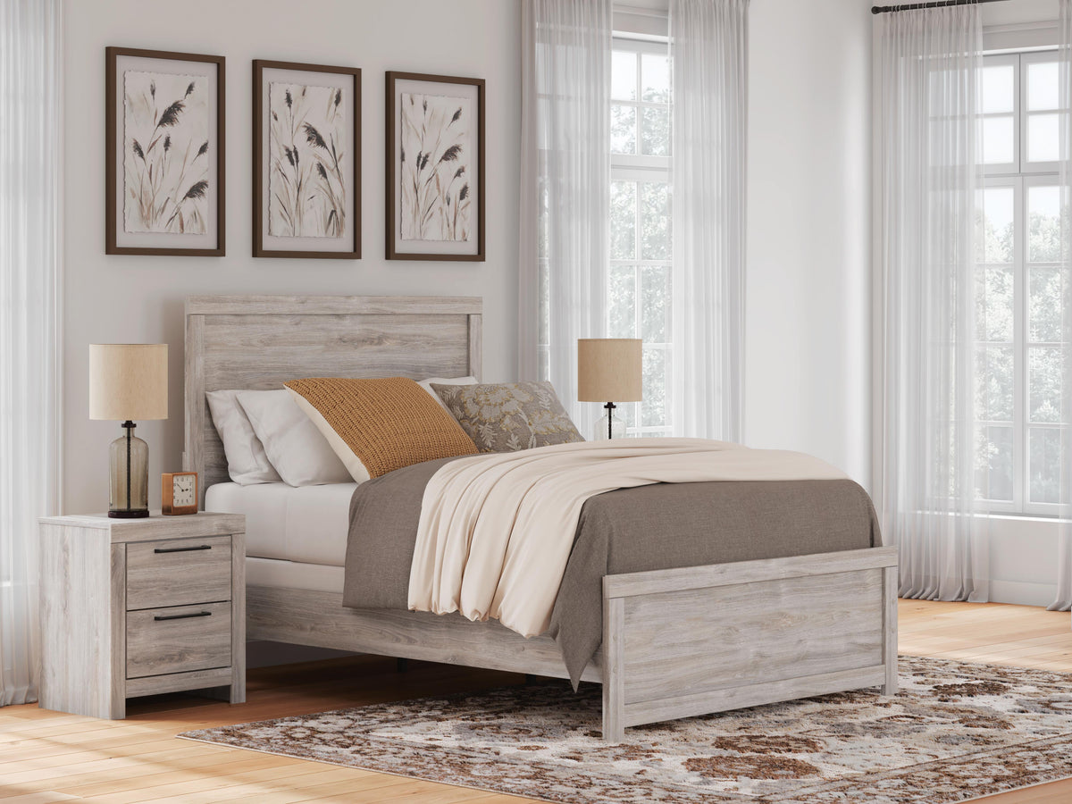 Broachmyn Full Panel Bed - Gray (2)