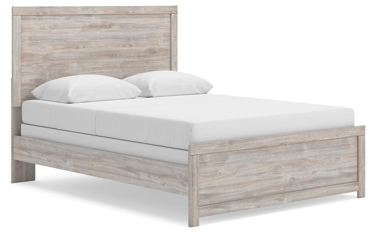 Broachmyn Queen Panel Bed - Gray (1)