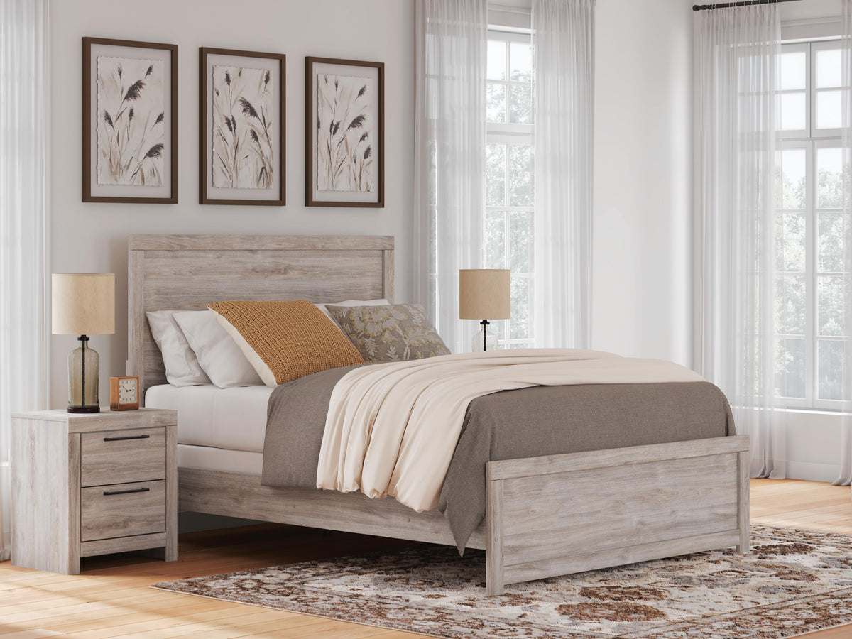 Broachmyn Queen Panel Bed - Gray (2)