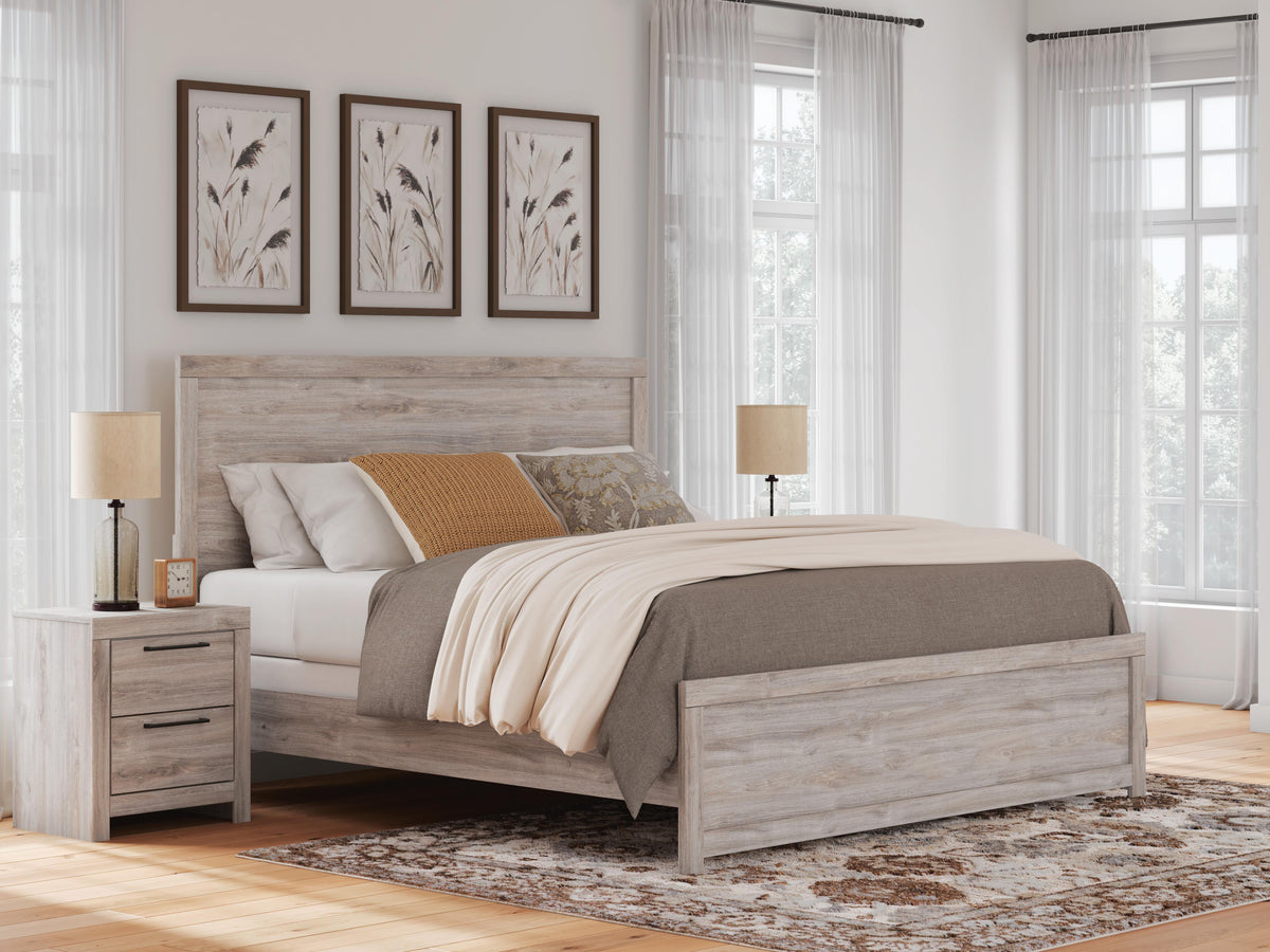 Broachmyn King Panel Bed - Gray (1)