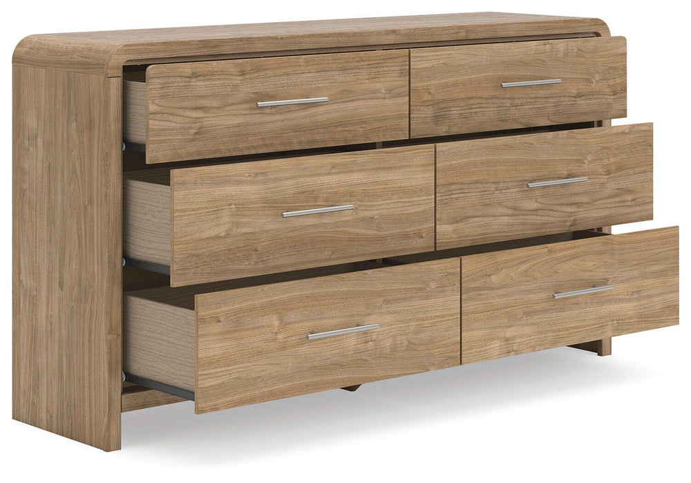 Gramburg King Panel Bed, Dresser, Mirror and Nightstand