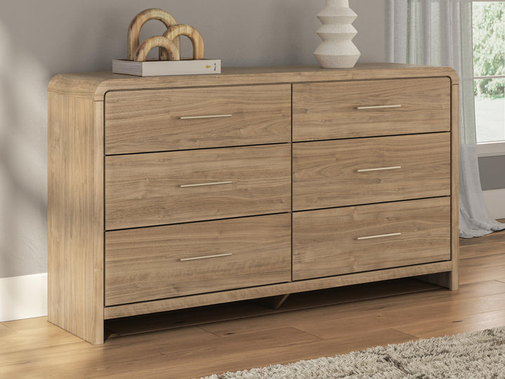 Gramburg King Panel Bed, Dresser, Mirror and Nightstand