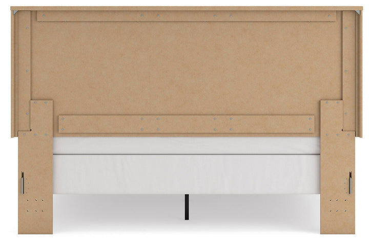Gramburg King Panel Bed - Warm Natural Brown (6)