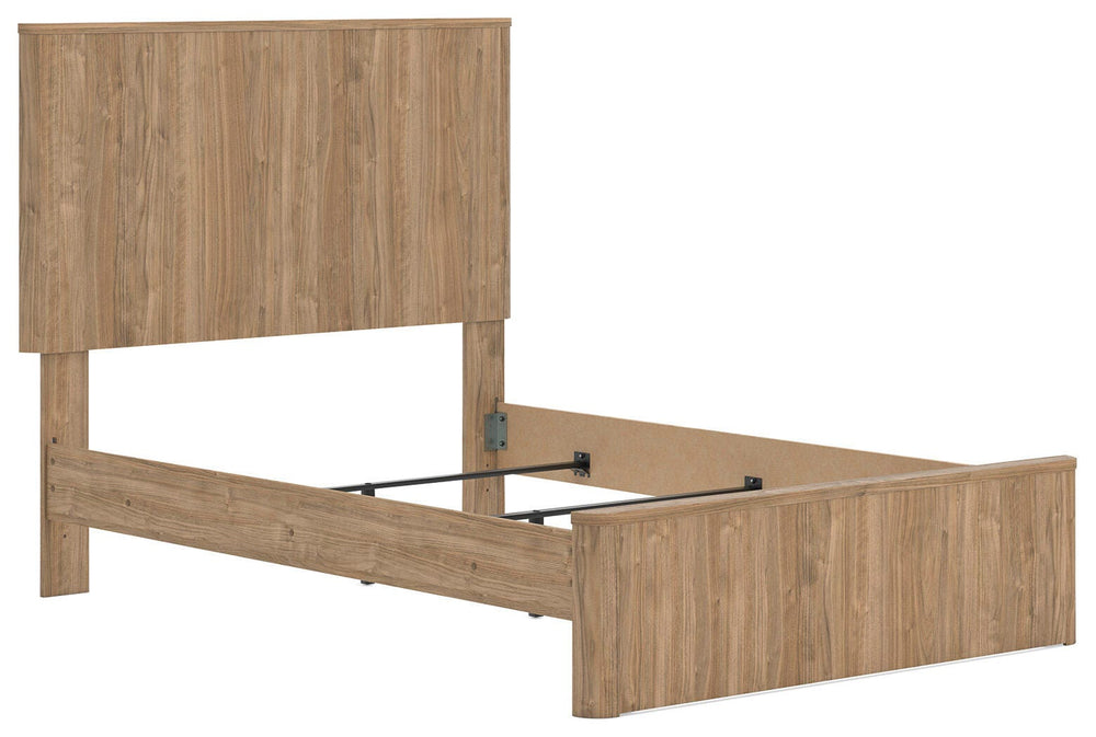 Gramburg Full Panel Bed - Warm Natural Brown (3)