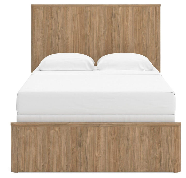 Gramburg Full Panel Bed - Warm Natural Brown (5)
