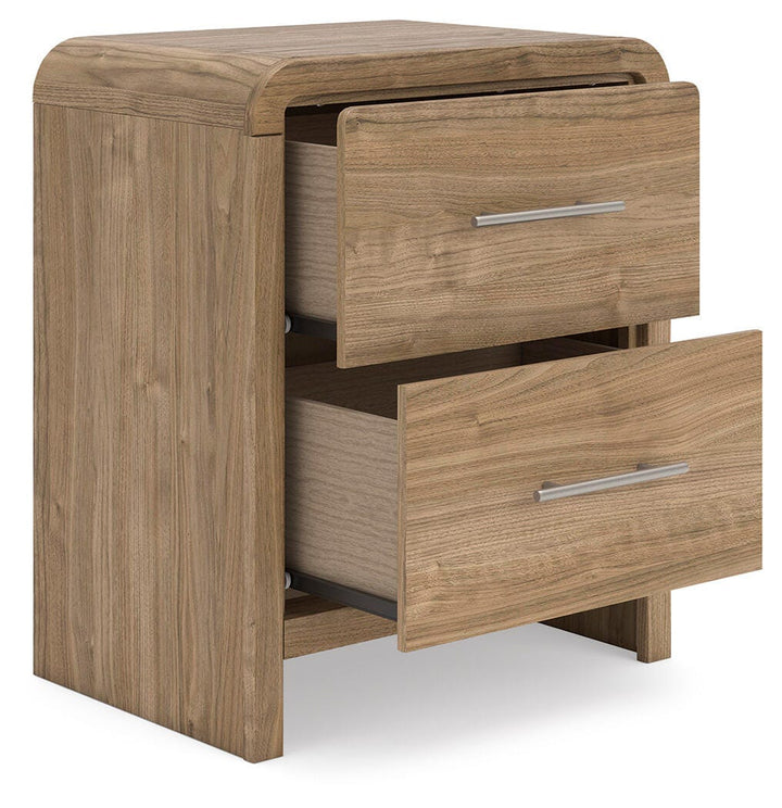 Gramburg Nightstand - Warm Natural Brown (3)