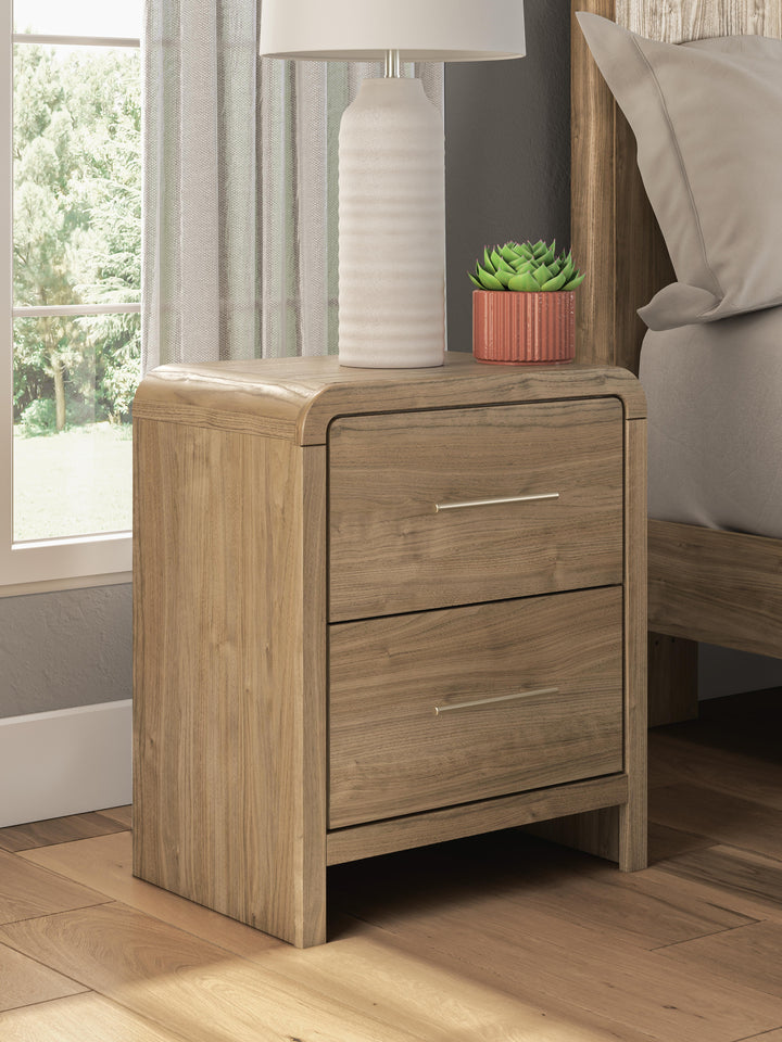 Gramburg Nightstand - Warm Natural Brown (2)