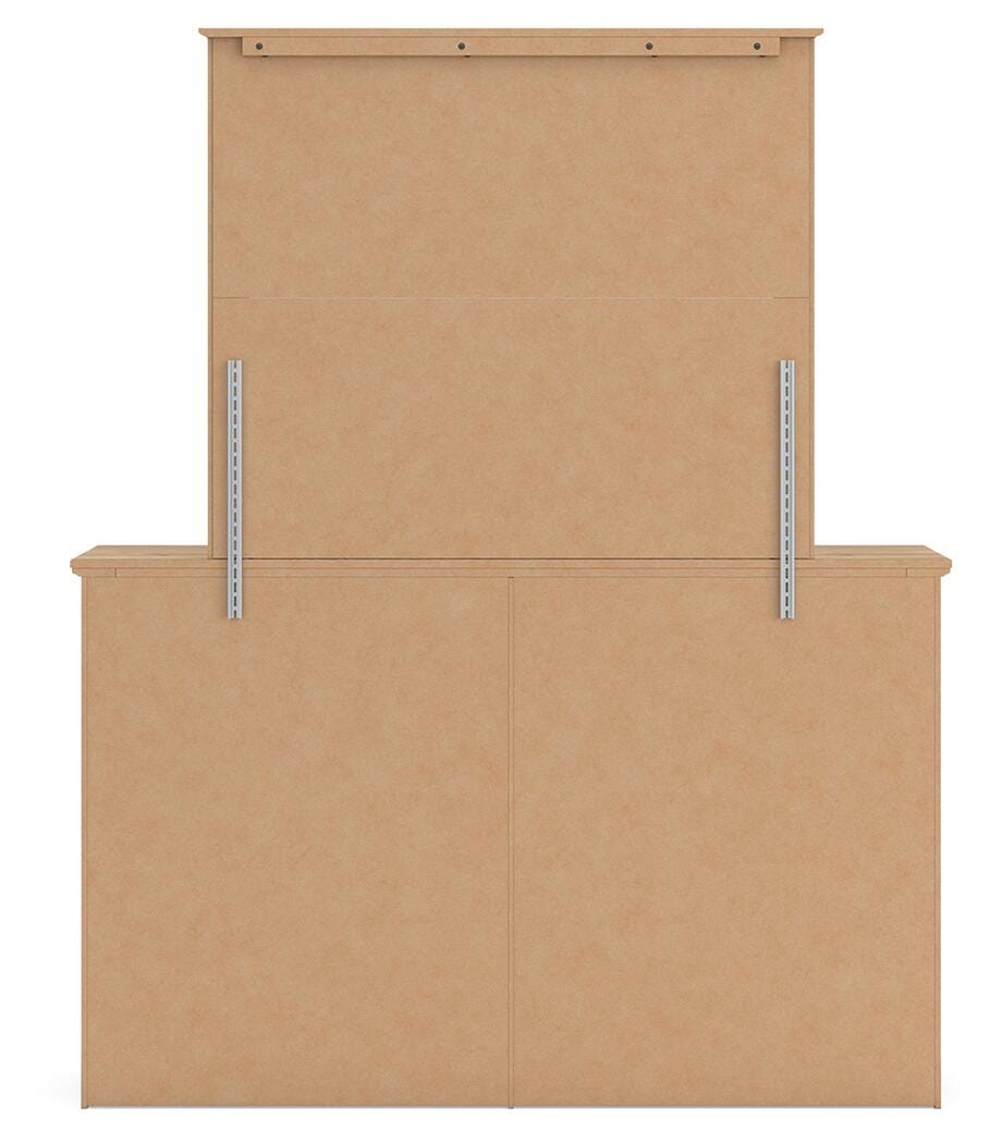 Makidern Twin Panel Bed, Dresser and Mirror (6)