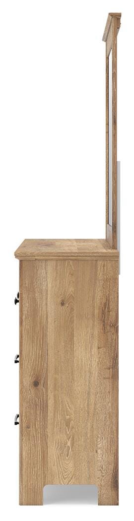 Makidern Twin Panel Bed, Dresser and Mirror (7)