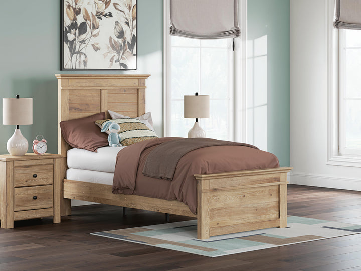 Makidern Twin Panel Bed, Dresser and Mirror (16)