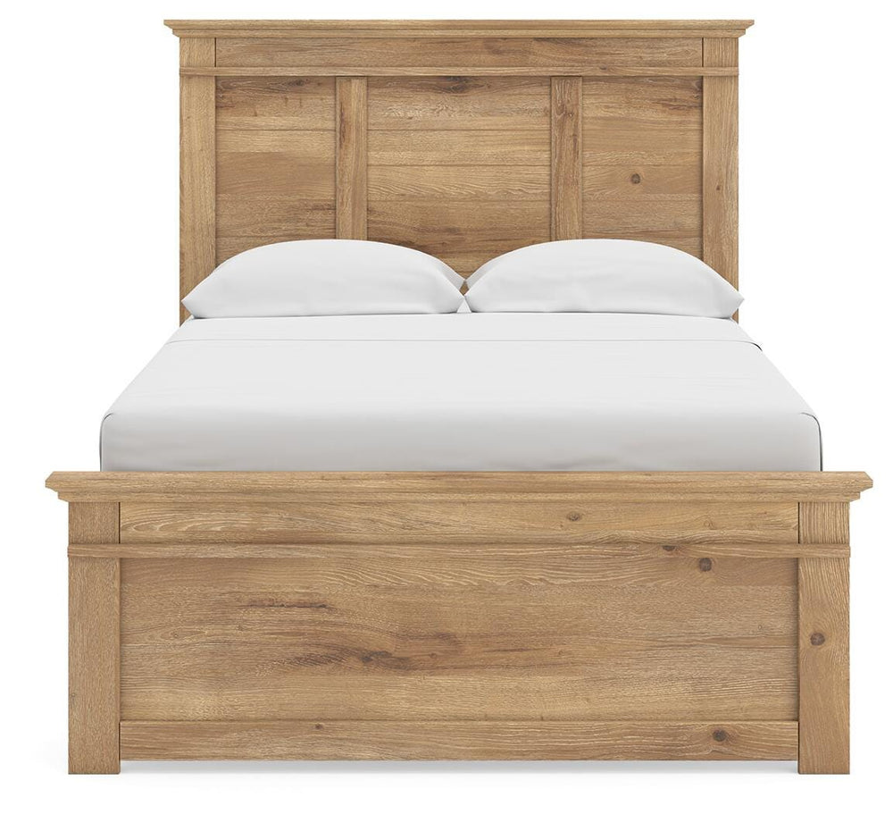 Makidern Full Panel Bed, Dresser and Mirror (9)