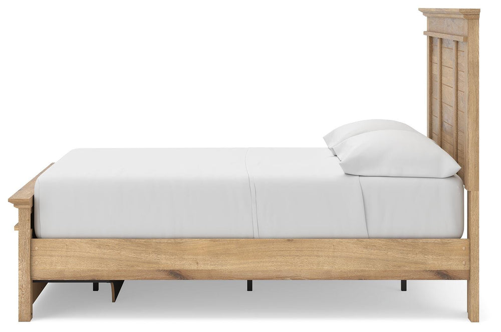 Makidern Full Panel Storage Bed - Tan (8)
