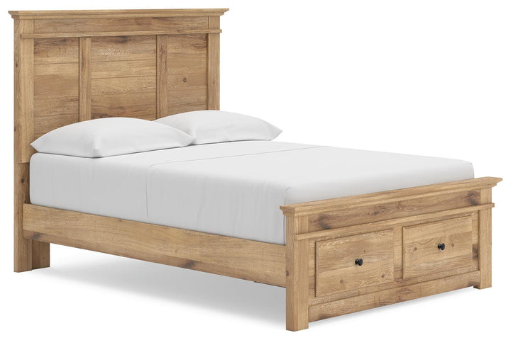 Makidern Full Panel Storage Bed, Dresser and Mirror (10)