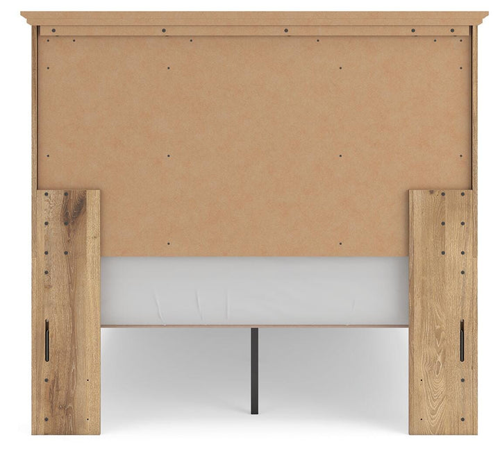 Makidern Full Panel Storage Bed, Dresser and Mirror (14)