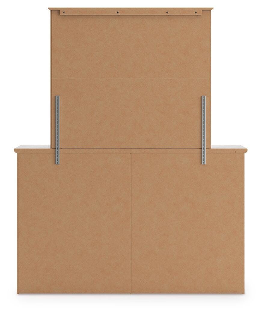Makidern Dresser and Mirror - White (4)