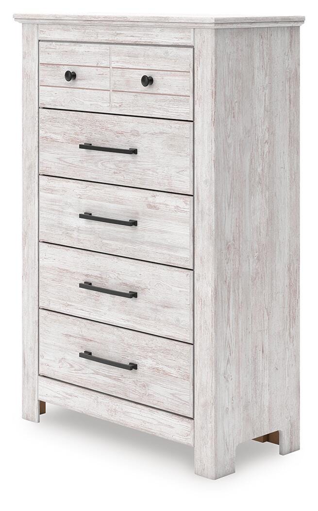 Makidern Chest of Drawers - White (3)